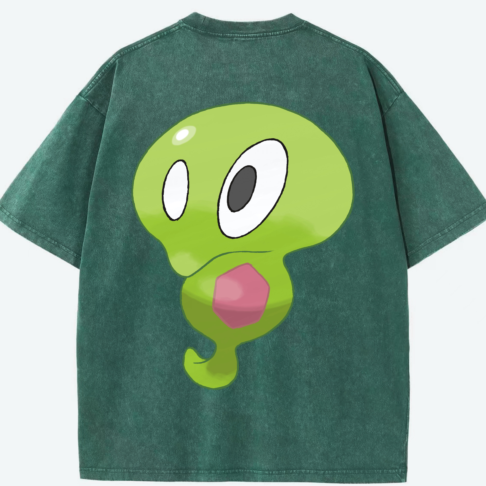 （画像用） ポケットモンスター Pokémon 綿100% ヴィンテージ風 半袖Tシャツ（背面プリント）